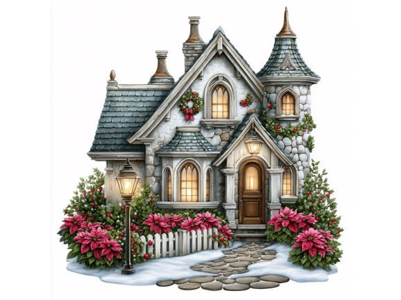 12 JPG Christmas Cottage House Set: A Practical Evaluation