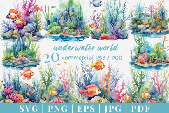 20 Underwater Vector Graphics, SVG, 963: A Buyer's Guide