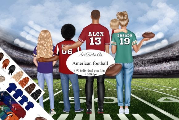 Football Family and American Football Clip Art: A Practical Resource Evaluation