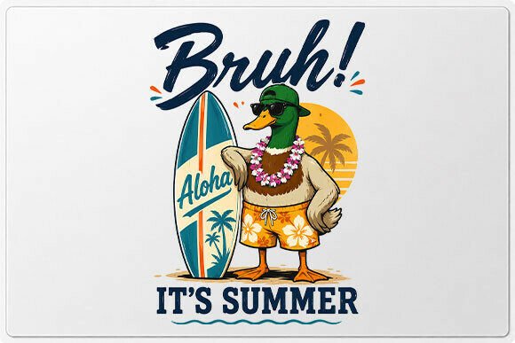 Funny Summer Duck PNG: The Ultimate Beach Vibes Asset