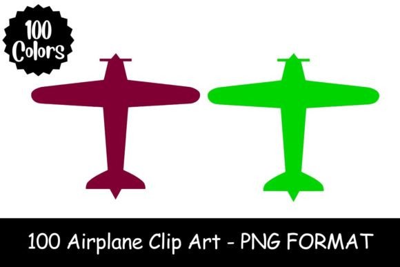 Unlocking Creative Potential with 100 Airplane Clipart Collections