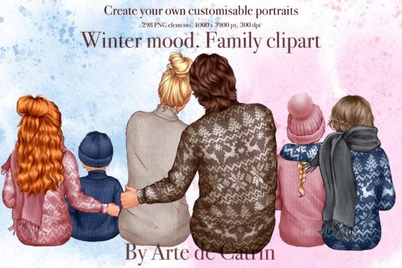 Winter Mood, Family Clipart: A Guide to Smart Digital Downloads
